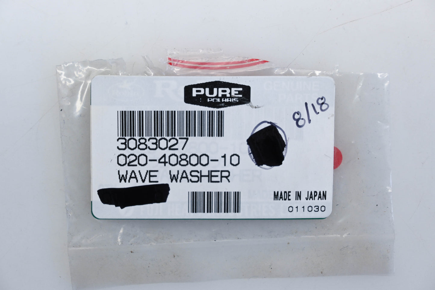 New OEM Polaris 3083027, 020-40800-10 Wave Washer Qty 5 NOS