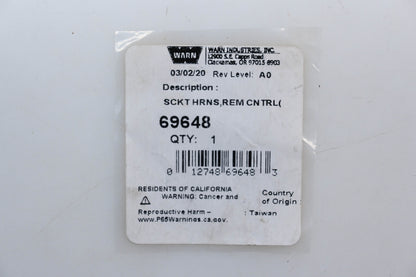 Warn 69648, 61-69648 Replacement Remote Control Socket NOS