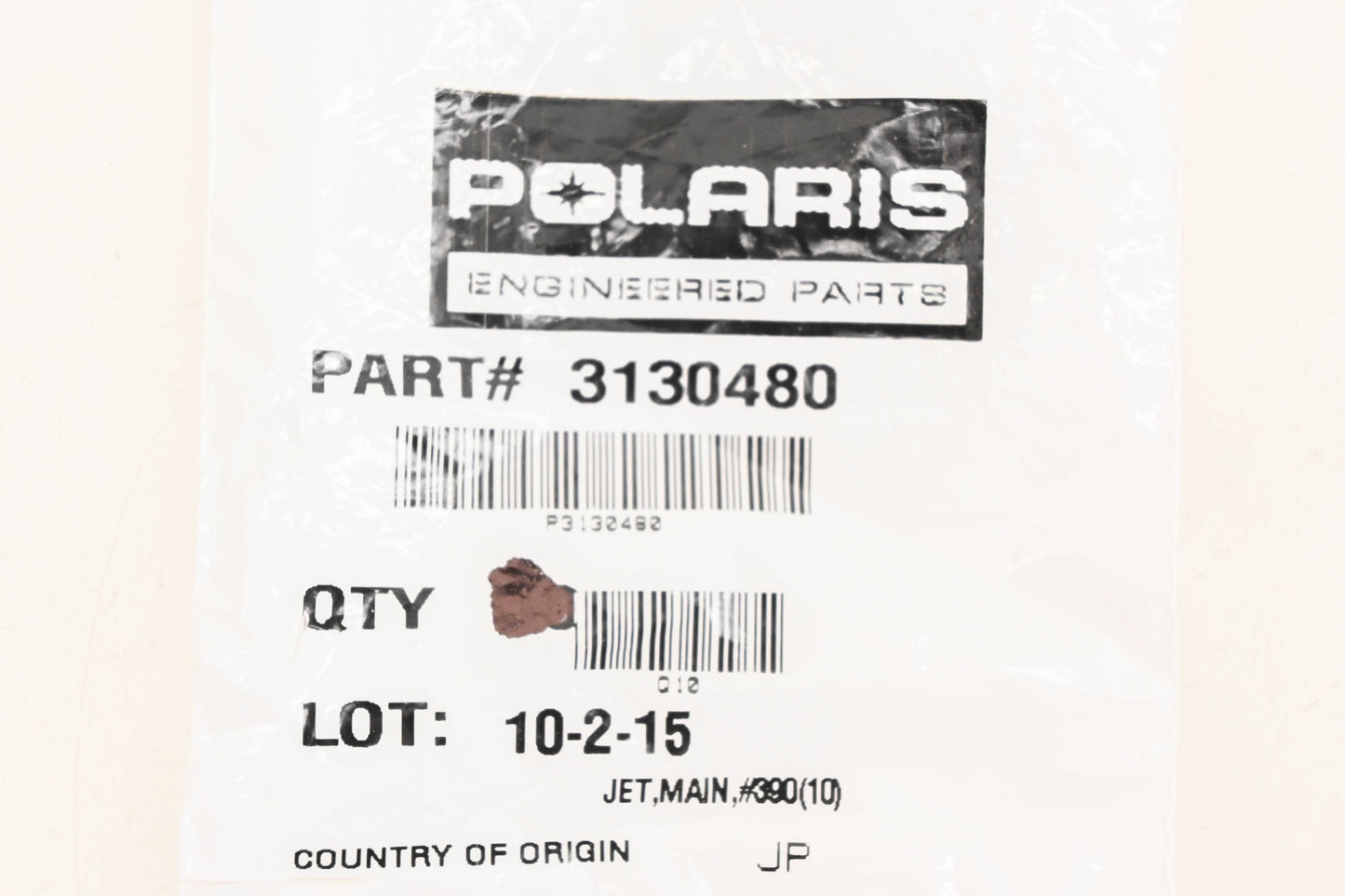 New OEM Polaris 3130480 Main Jet NOS