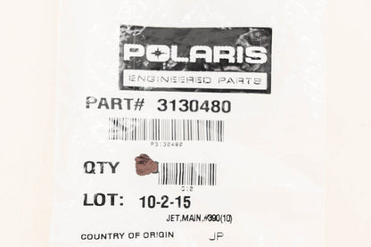 New OEM Polaris 3130480 Main Jet NOS