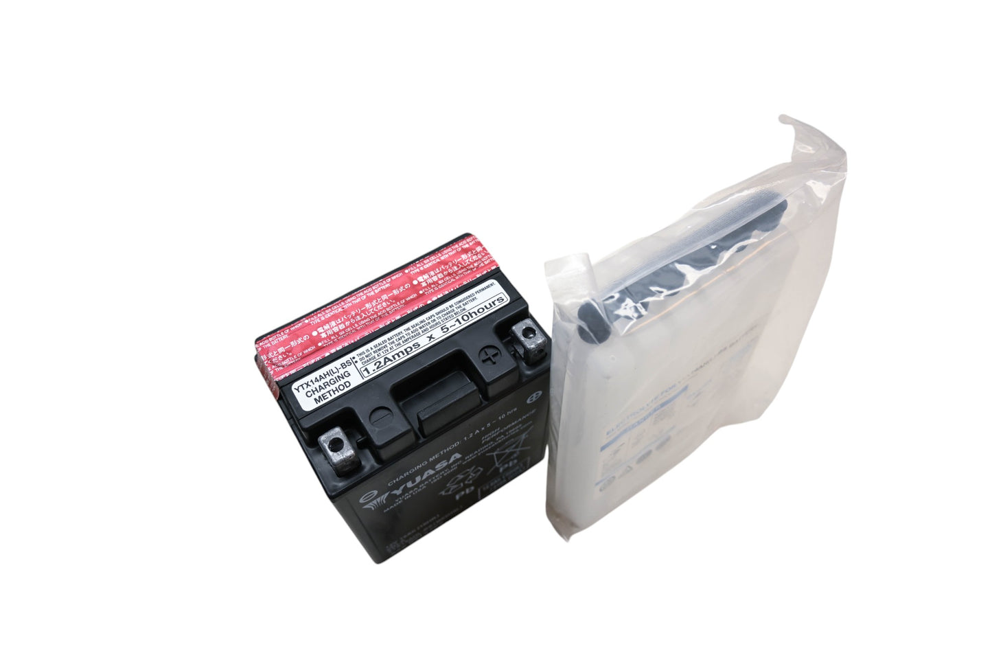 Yuasa YTX14AHL-BS Powersports AGM Battery NOS