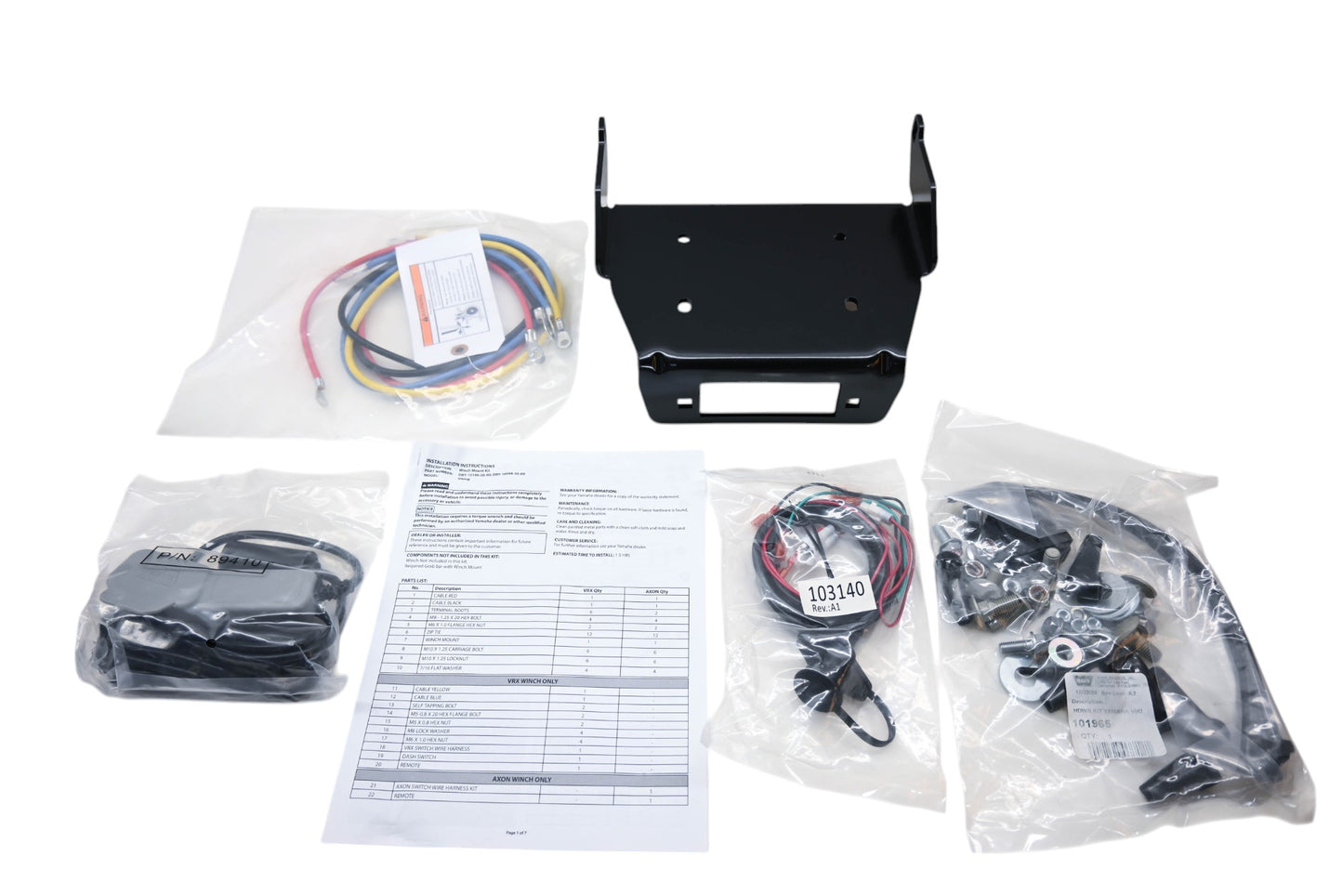 New OEM Yamaha DBY-10196-00-00 Viking Winch Mount Kit NOS