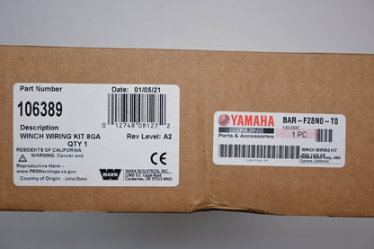 New OEM Yamaha BAR-F28N0-T0-00, 106389 Warn Winch Wiring Kit NOS