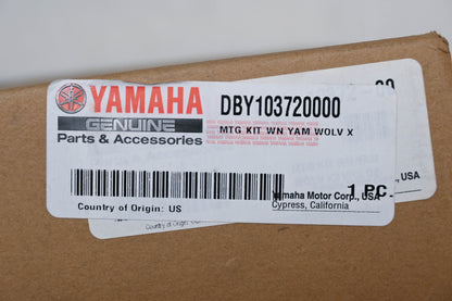 New OEM Yamaha DBY-10372-00-00, DBY103720000, 103720 Warn Winch Mount Kit NOS