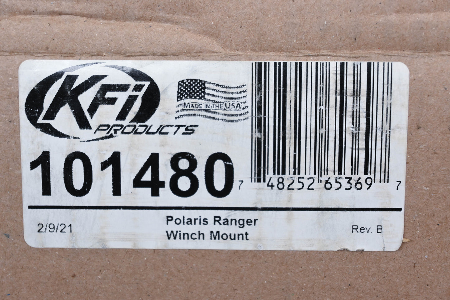 KFI 101480 Polaris Ranger 1000 Winch Mount Kit NOS