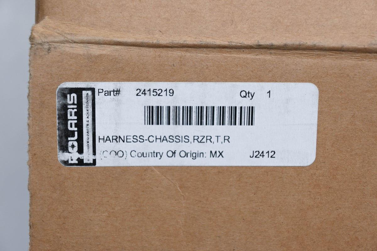 New OEM Polaris 2415219 RZR Chassis Wiring Harness NOS