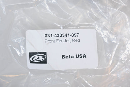 Beta 031-430341-097, 031.43.034.10.97 Red Front Fender NOS