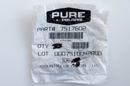 New OEM Polaris 7517602 Screws Qty 6 NOS