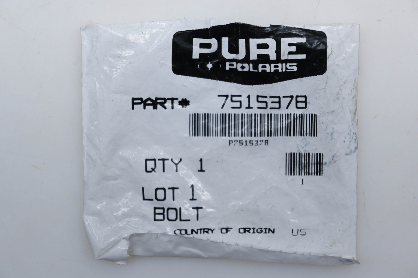New OEM Polaris 7515378 Bolt NOS