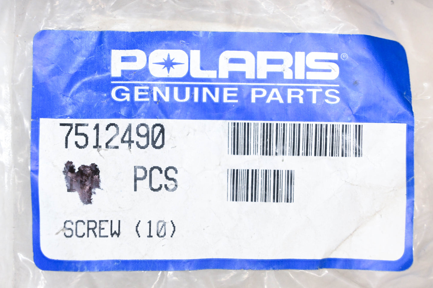New OEM Polaris 7512490 Hex Head Screws Qty 5 NOS