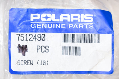 New OEM Polaris 7512490 Hex Head Screws Qty 5 NOS