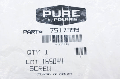 New OEM Polaris 7517399 Hex Flange Screw NOS