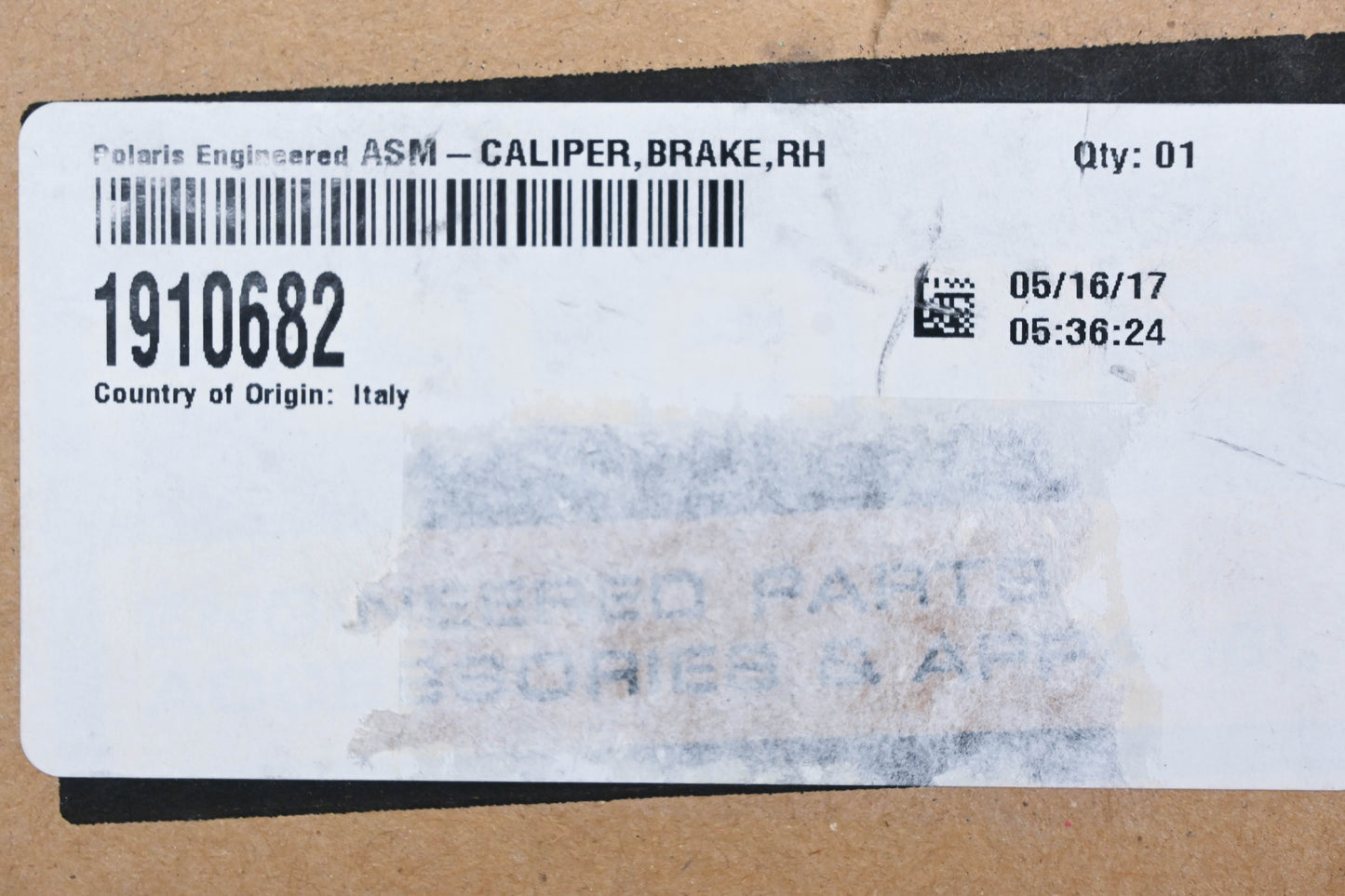 New OEM Polaris 1910682 Front Right Brake Caliper Assembly NOS