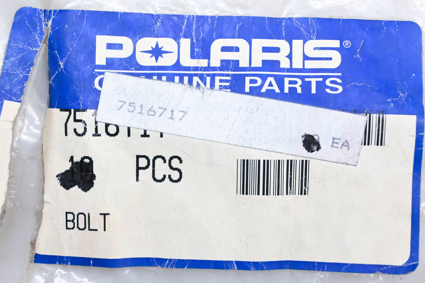 New OEM Polaris 7516717 Hex Head Bolts Qty 6 NOS