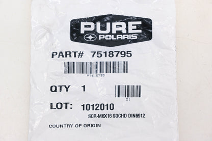 New OEM Polaris 7518795 Socket Head Screw NOS