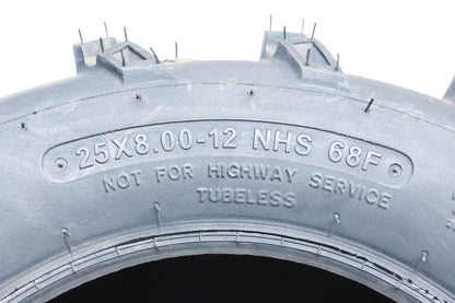 ITP 560363, 57-5651 Mud Lite 25x8-12 NHS 68F Tire NOS