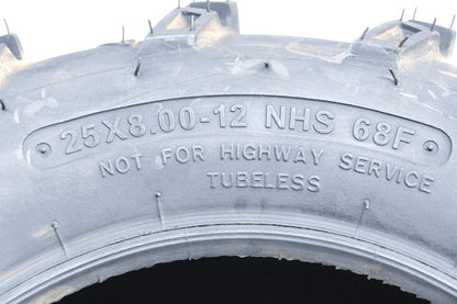 ITP 560363, 57-5651 Mud Lite 25x8-12 NHS 68F Tire NOS