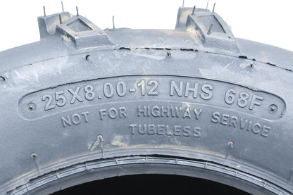 ITP 560363, 57-5651 Mud Lite 25x8-12 NHS 68F Tire NOS