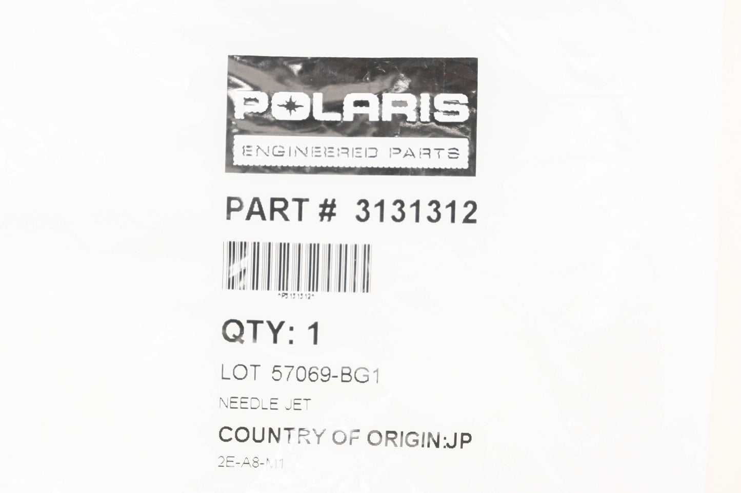 New OEM Polaris 3131312 Needle Jet NOS