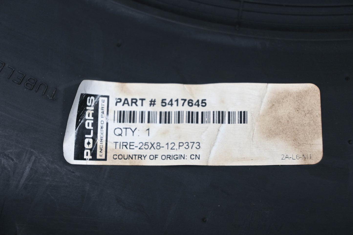 New OEM Polaris 5417645 25x8-12 Tire NOS