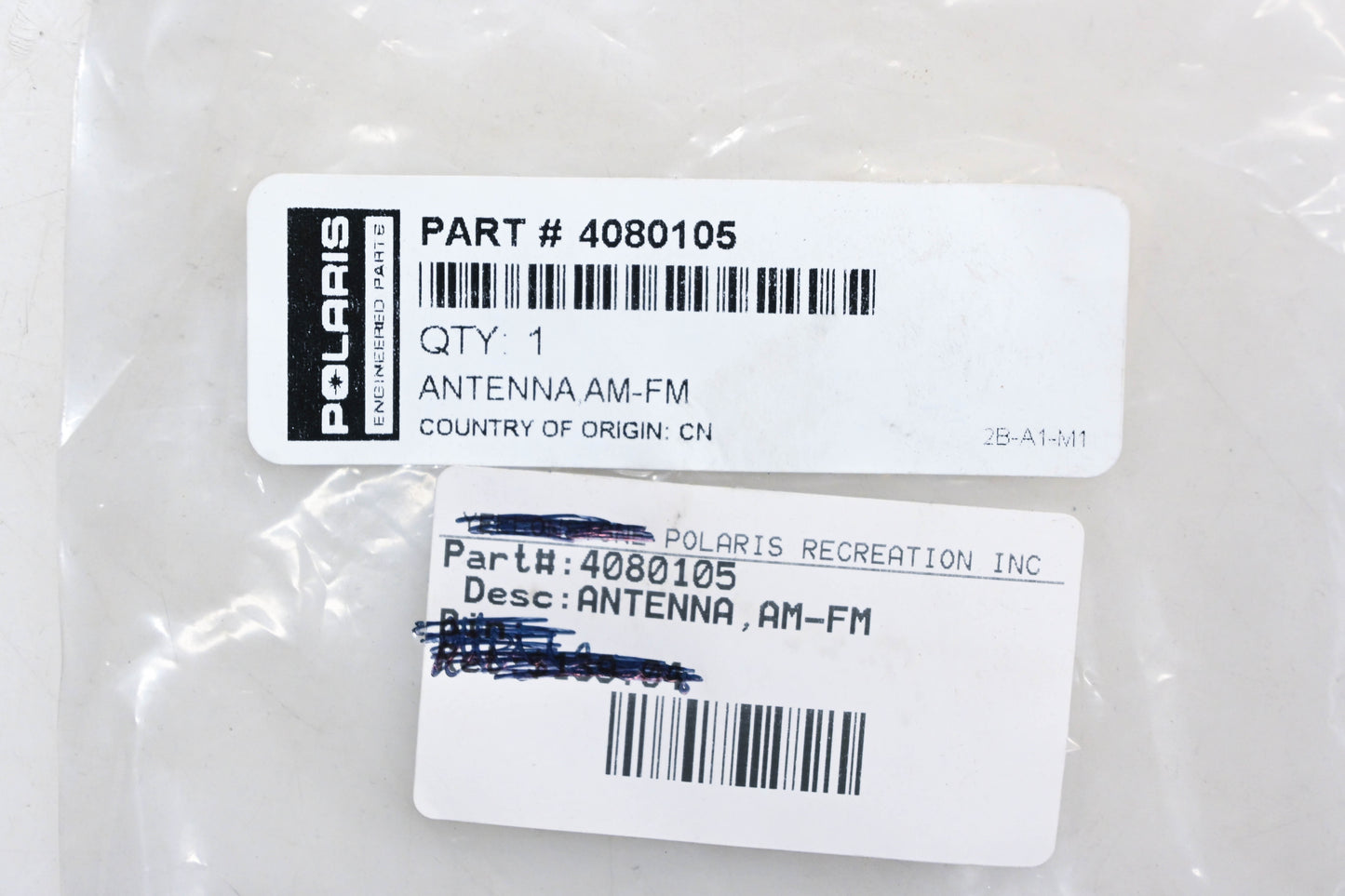 New OEM Polaris 4080105 AM/FM Antenna Kit NOS