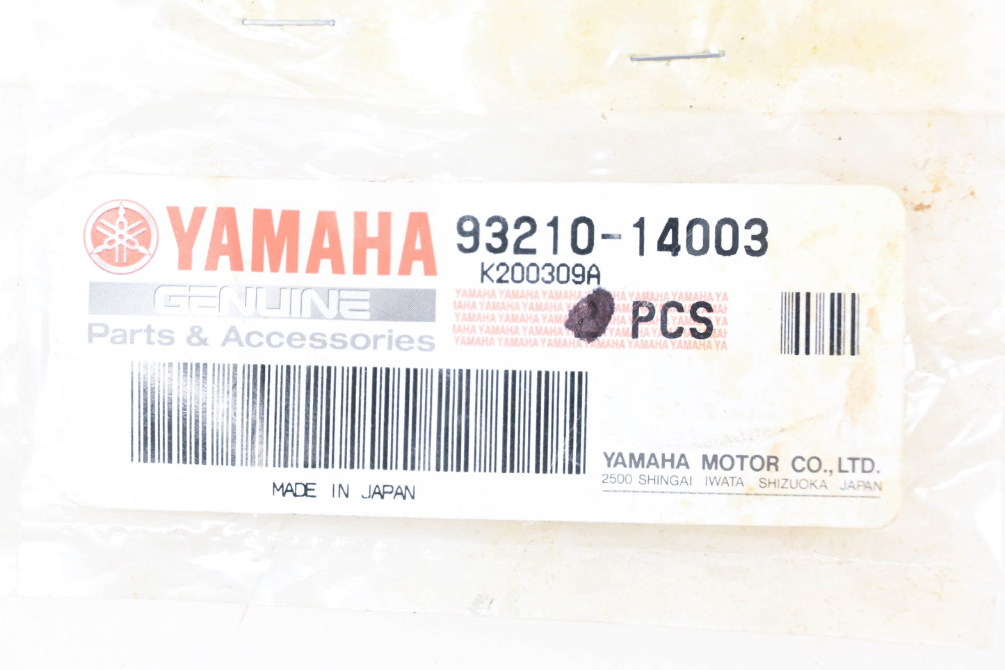 New OEM Yamaha 93210-14003-00 O-Ring NOS