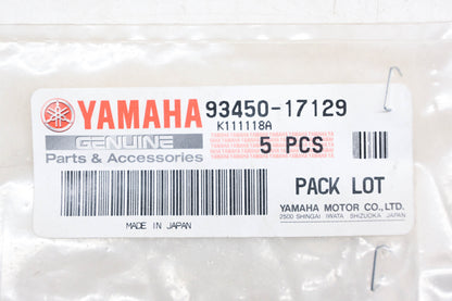 New OEM Yamaha 93450-17129-00 Circlips Qty 5 NOS