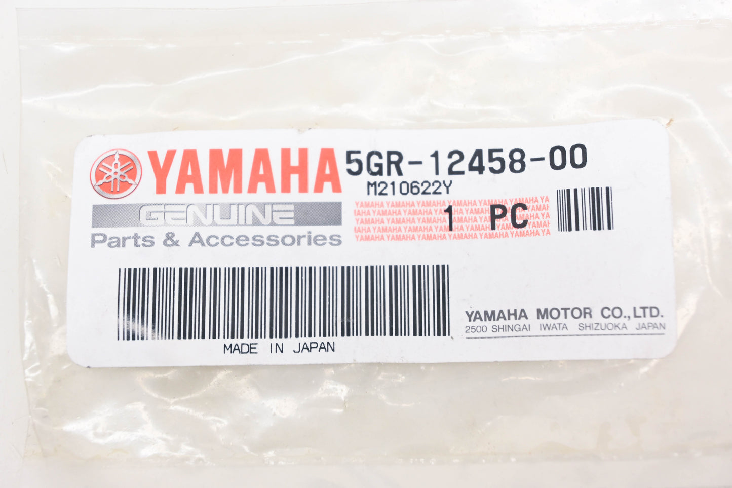 New OEM Yamaha 5GR-12458-00-00 Water Pump Shaft NOS