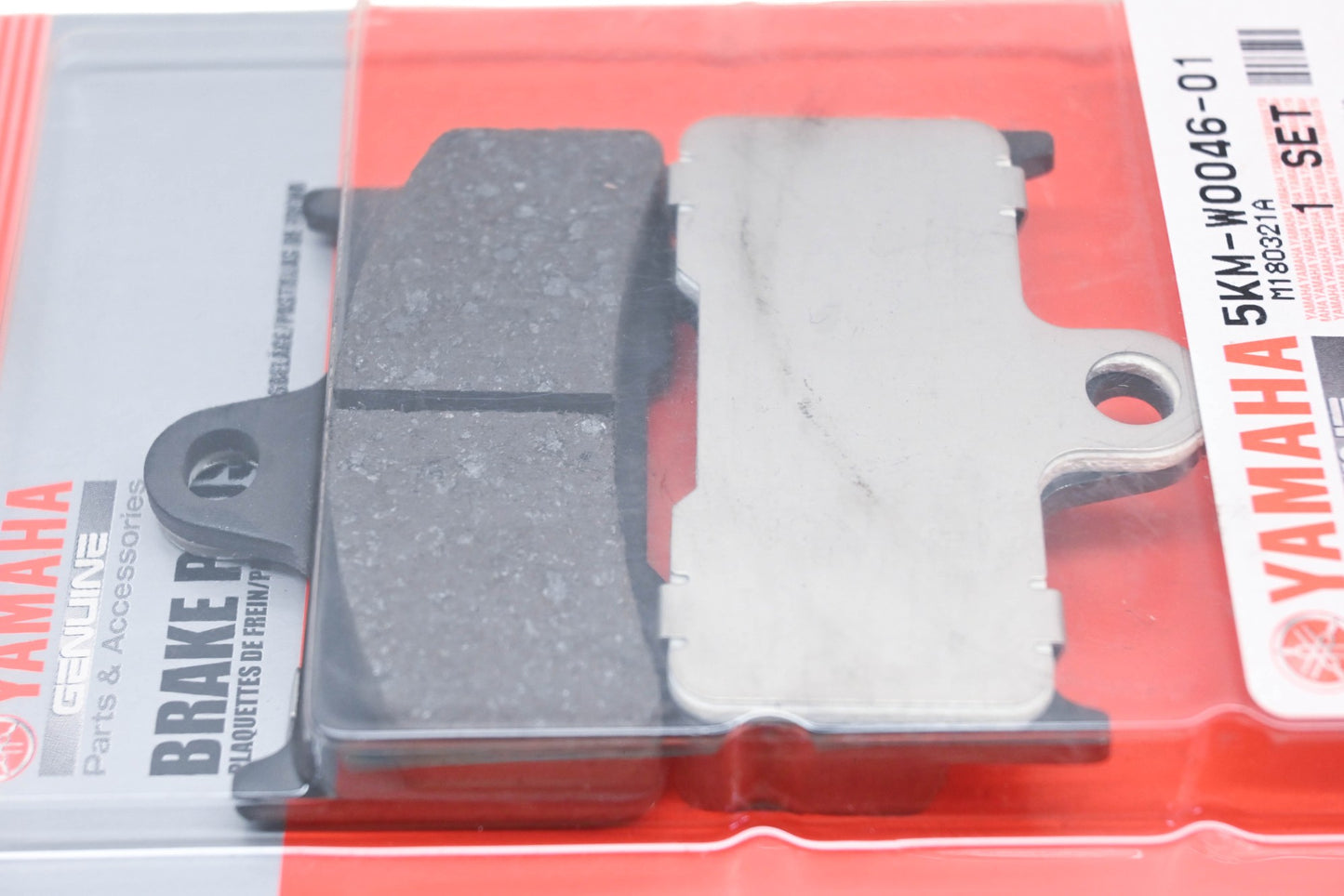 New OEM Yamaha 5KM-W0046-01-00 Rear Brake Pad Kit NOS