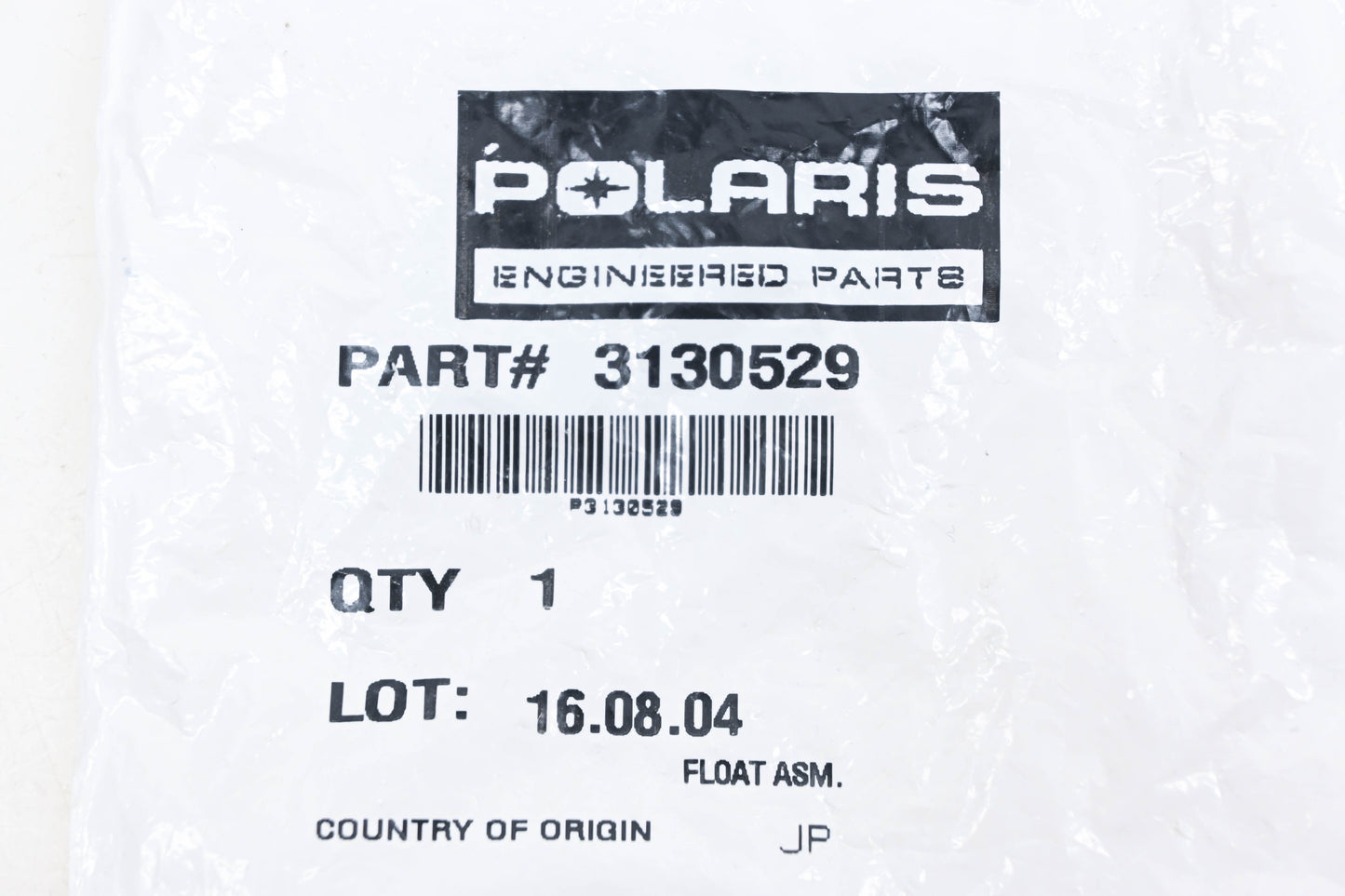 New OEM Polaris 3130529 Carburetor Float NOS
