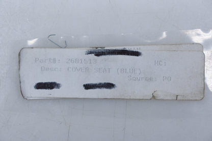 New OEM Polaris 2681513 Blue Seat Cover NOS