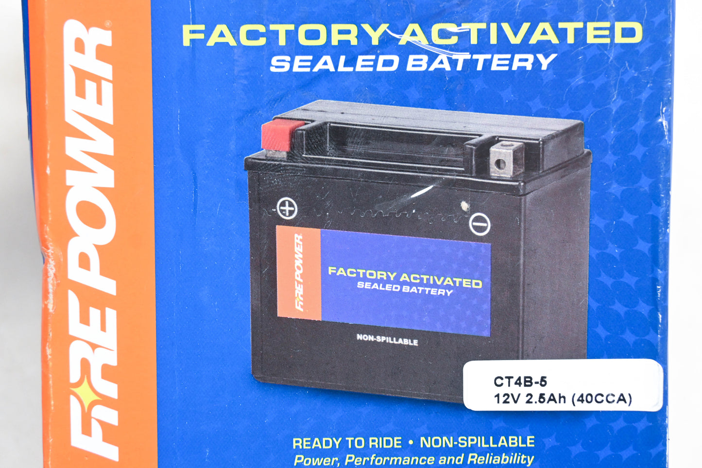 Firepower CT4B-5, 49-2262 Factory Activated Sealed Battery 12V 2.5Ah NOS