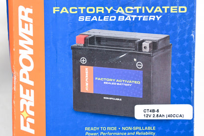 Firepower CT4B-5, 49-2262 Factory Activated Sealed Battery 12V 2.5Ah NOS