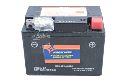Firepower CTX4L FA, 49-2243 Factory Activated Sealed Battery 12V 3Ah NOS