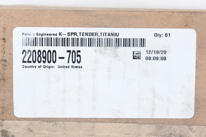 New OEM Polaris 2208900-705 Titanium Grey Spring Kit NOS