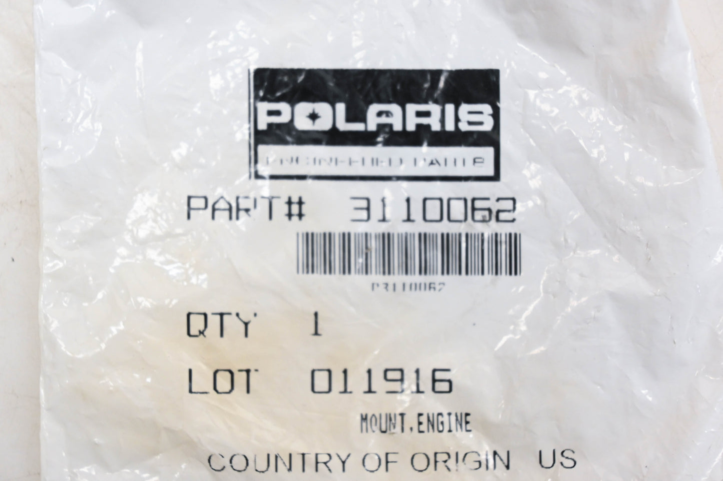 New OEM Polaris 3110062 Engine Damper Mount NOS