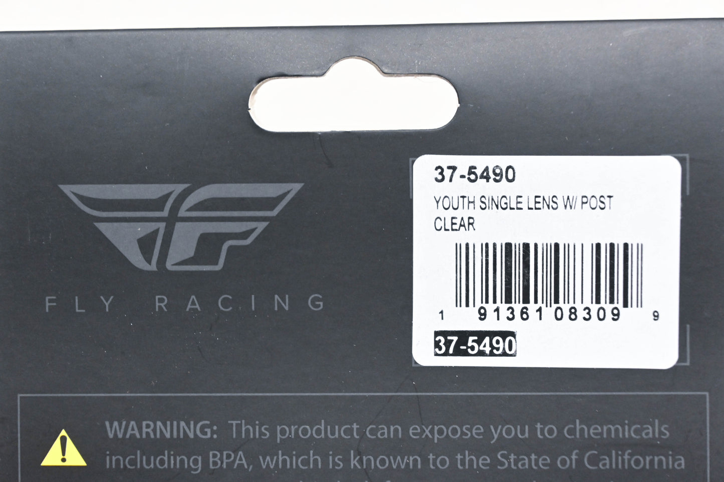 Fly Racing 37-5490 Clear Youth Single Goggle Lens With Post NOS