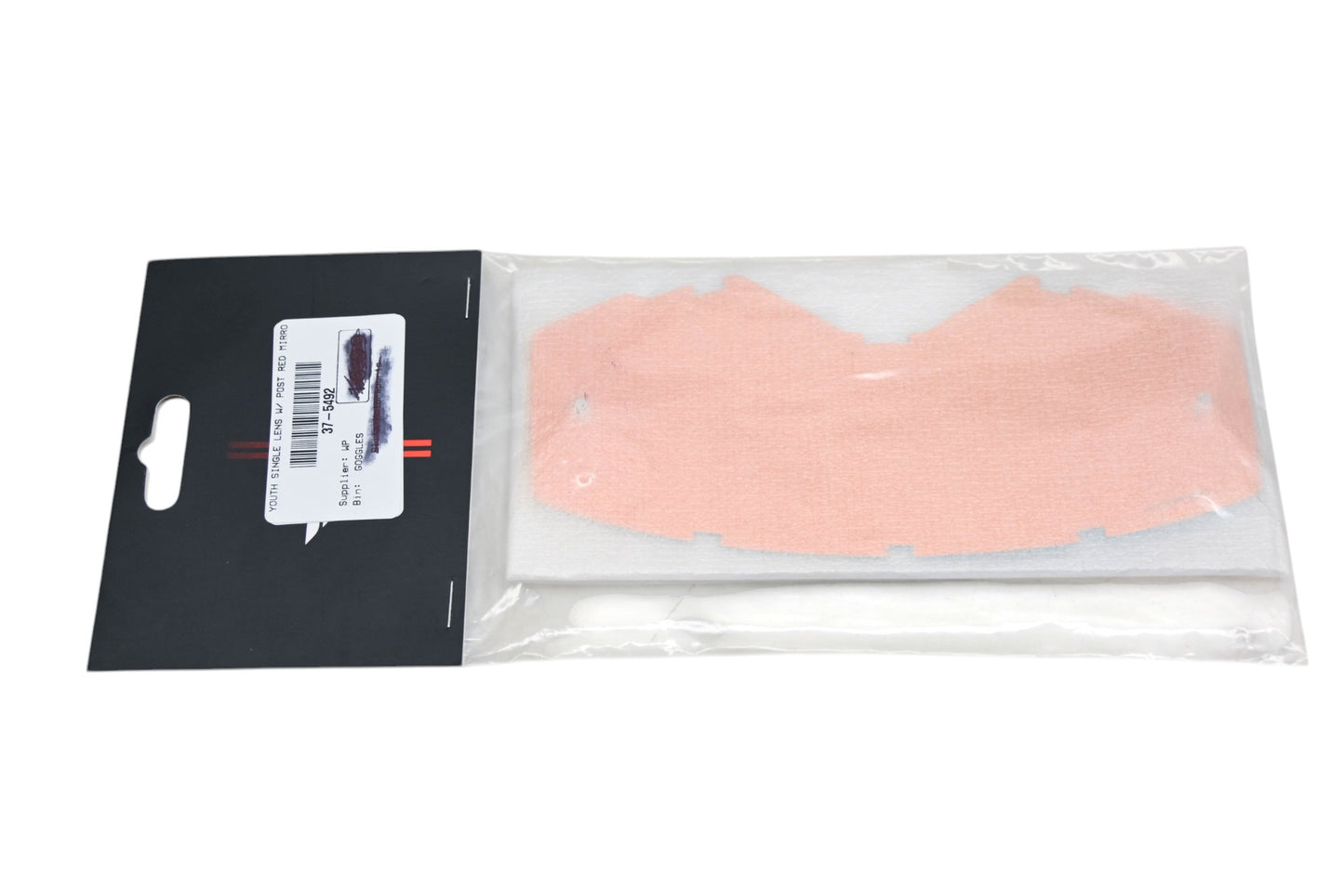 Fly Racing 37-5492 Red Mirror Youth Goggle Single Lens With Post NOS