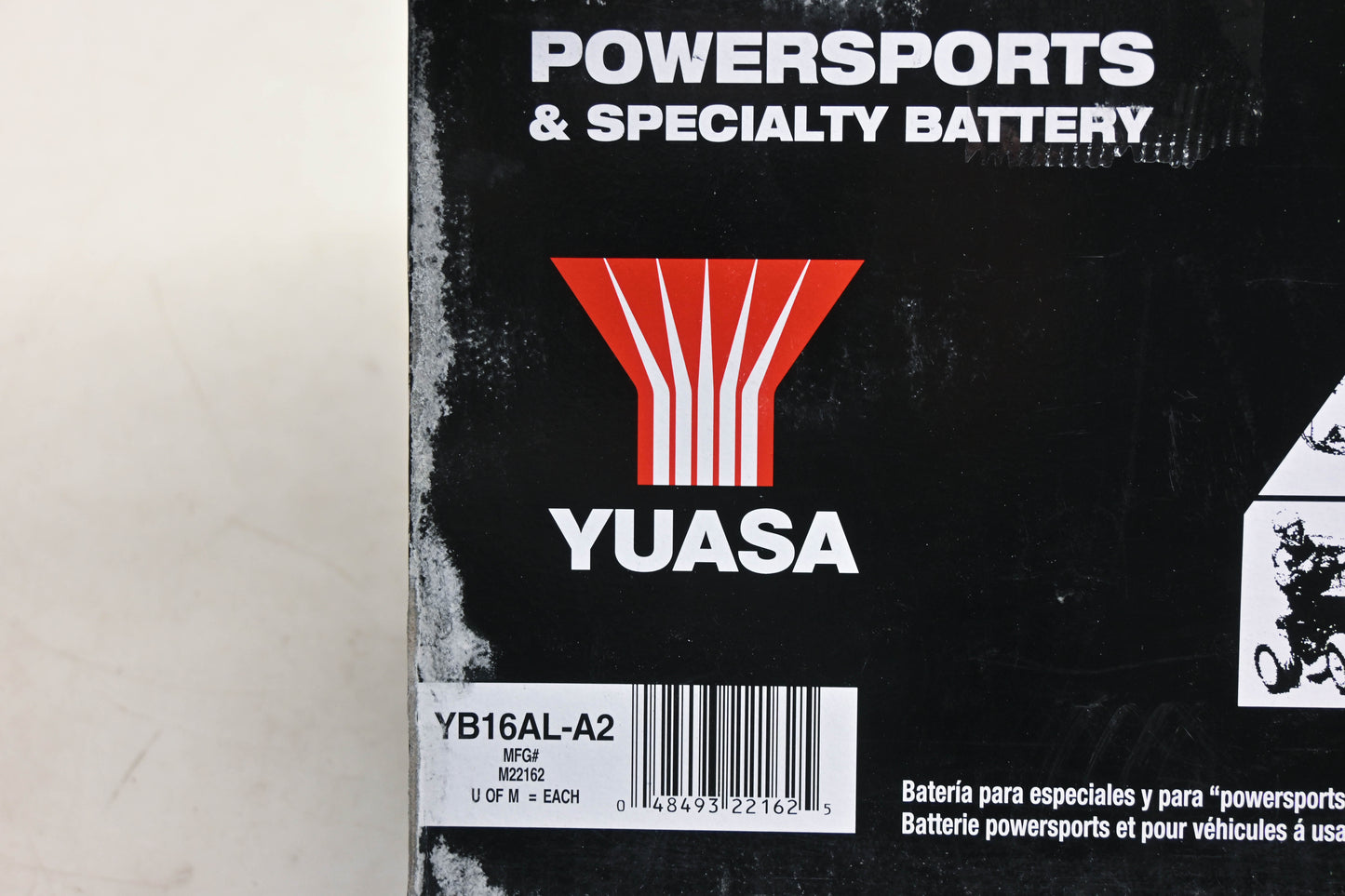Yuasa YB16AL-A2, M22162, 49-1882 Sealed Battery NOS