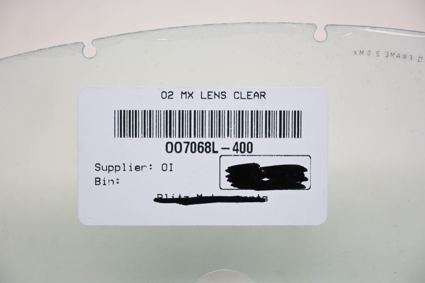 Oakley OO7068L-400 Clear MX Replacement Goggle Lens NOS