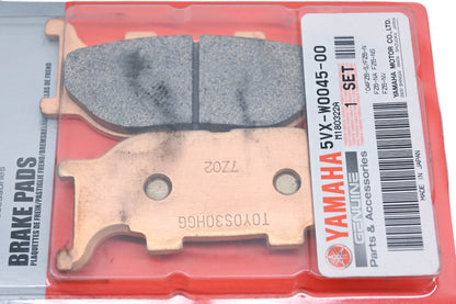 New OEM Yamaha 5VX-W0045-00-00 Brake Pad Kit NOS