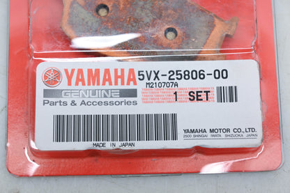 New OEM Yamaha 5VX-25806-00-00 Brake Pad Kit NOS