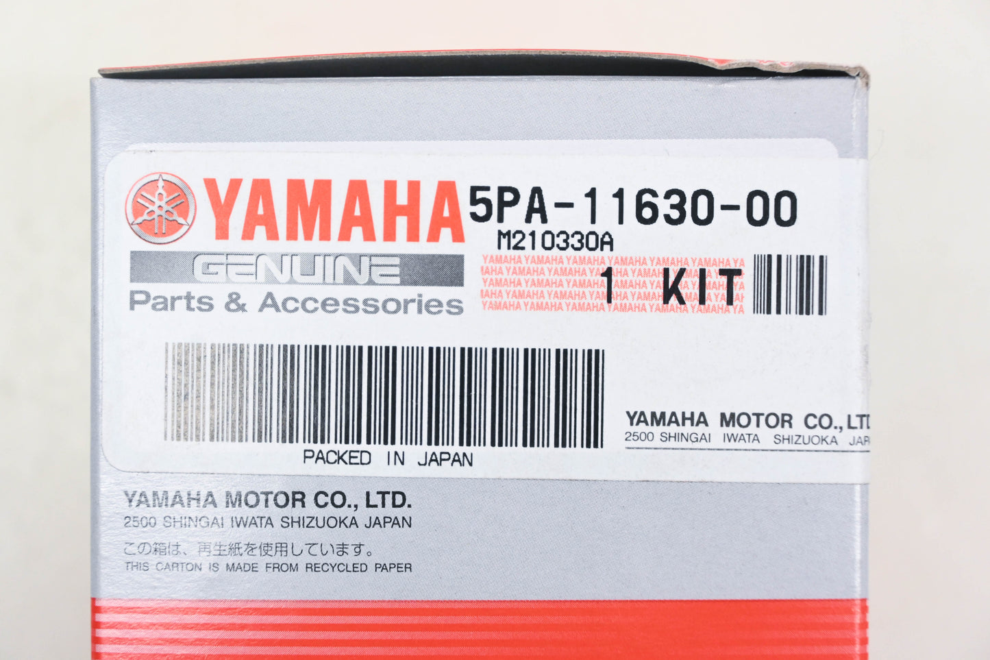 New OEM Yamaha 5PA-11630-00-00 Piston Kit NOS