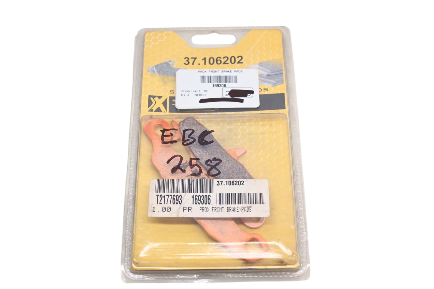 Pro-X 37-106202, 169306 Front Brake Pad Kit NOS