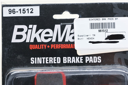 BikeMaster 96-1512, 961512 Sintered Brake Pad Kit NOS