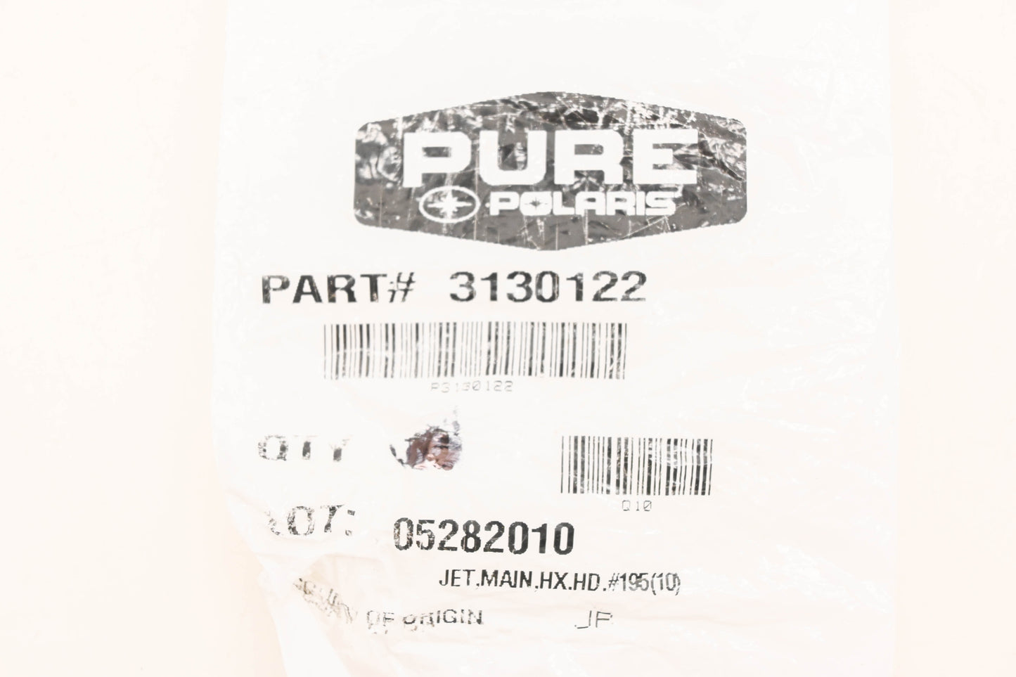 New OEM Polaris 3130122 Main Jet #195 NOS