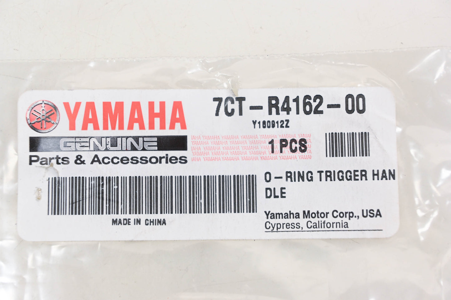 New OEM Yamaha 7CT-R4162-00-00 O-Ring NOS