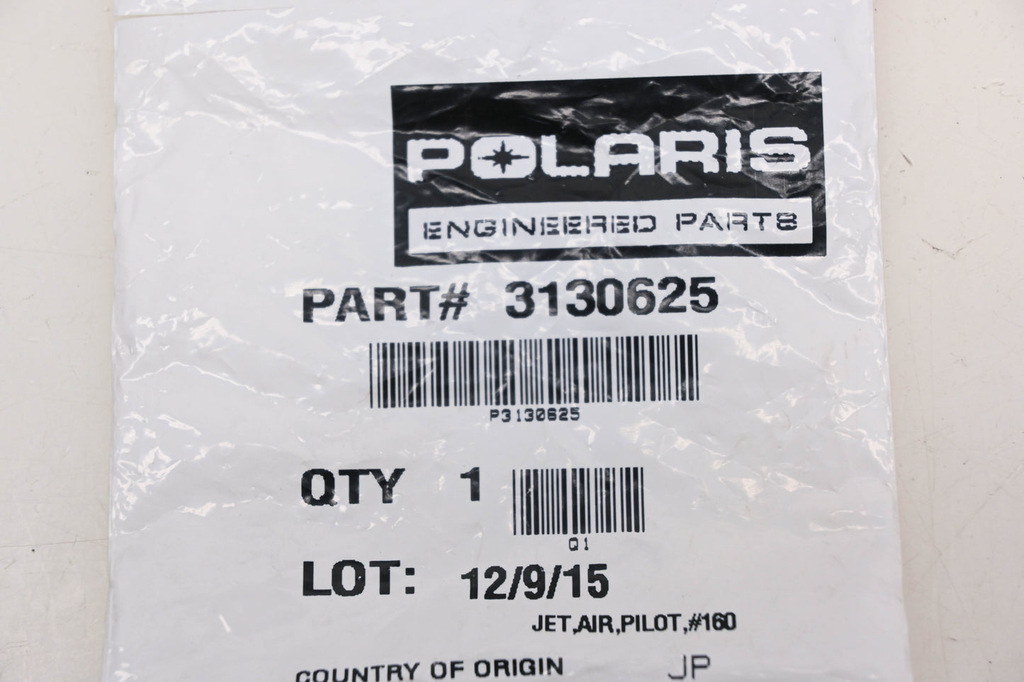 New OEM Polaris 3130625 Pilot Air Jet #160 NOS