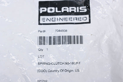 New OEM Polaris 7044938 Black Clutch Spring 90-180 NOS