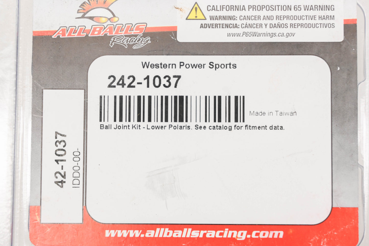 All Balls 242-1037, 42-1037 Lower Ball Joint Kit NOS